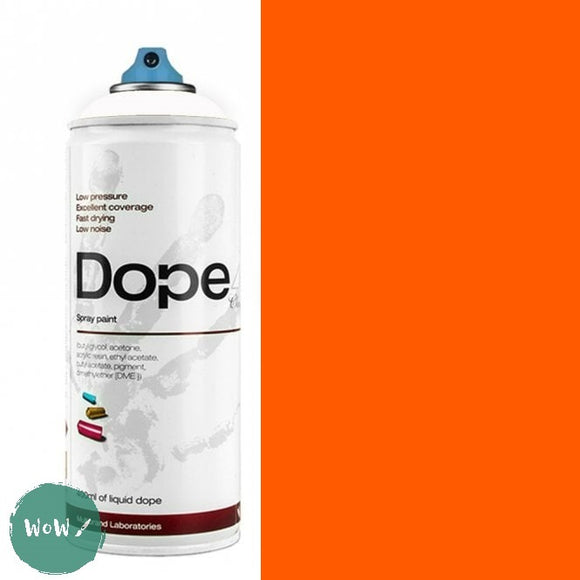 ACRYLIC PAINT - Spray Cans – 400ml - DOPE CLASSIC D-023 PURE ORANGE