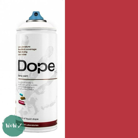 ACRYLIC PAINT - Spray Cans – 400ml -  DOPE CLASSIC D-033 Lipstick Red