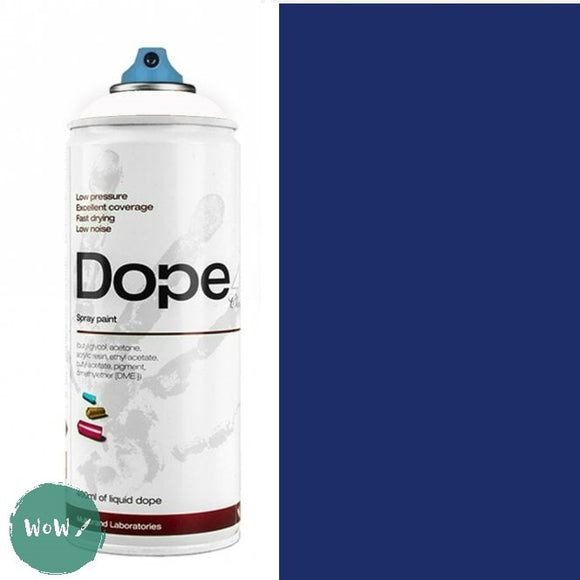 ACRYLIC PAINT - Spray Cans – 400ml - DOPE CLASSIC D-065 SAPPHIRE BLUE