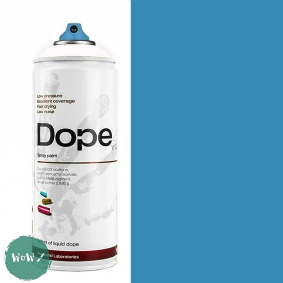 ACRYLIC PAINT - Spray Cans – 400ml -  DOPE CLASSIC D-067 SHOCK BLUE