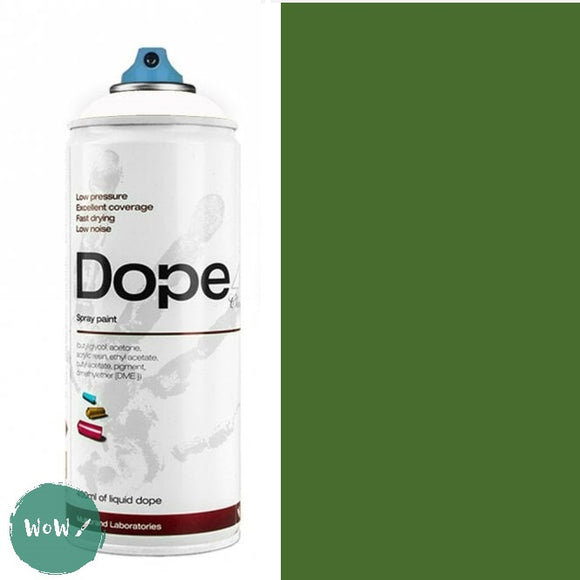 ACRYLIC PAINT - Spray Cans – 400ml -  DOPE CLASSIC D-082 GRASS GREEN