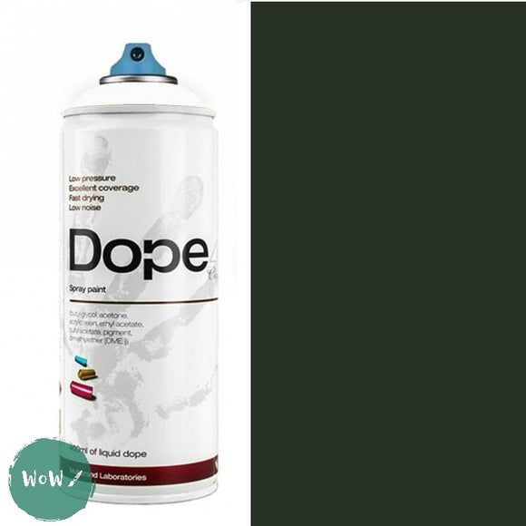 ACRYLIC PAINT - Spray Cans – 400ml -  DOPE CLASSIC D-083 Forest Green