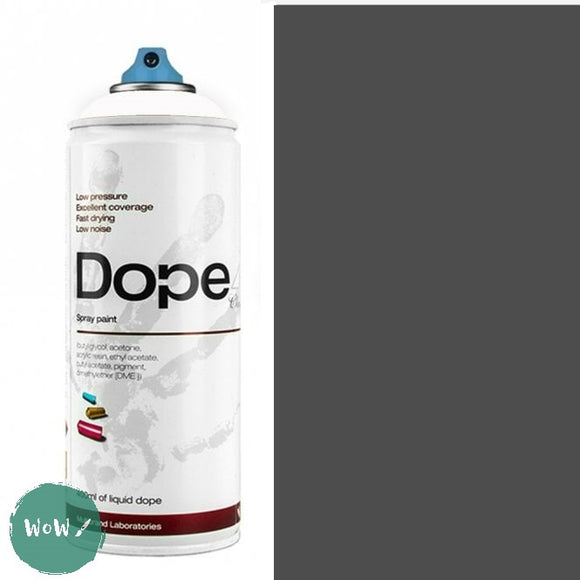 ACRYLIC PAINT - Spray Cans – 400ml -  DOPE CLASSIC D-093 ANTHRACITE