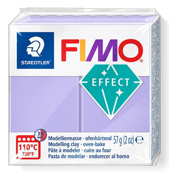Modelling Clay- FIMO Soft, Oven-hardened POLYMER, 57g (2oz) block  605 - LILAC