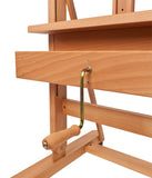 Studio Easel- MABEF - Small 'H' Frame - with hand cranked height adjustment - M05