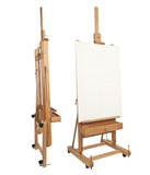 Studio Easel- MABEF - Small 'H' Frame - with hand cranked height adjustment - M05