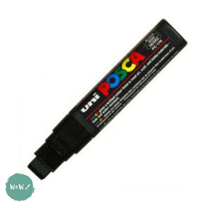 Paint Marker - POSCA – PC-17K – SINGLE - XXL Chisel Tip -	Black (24)