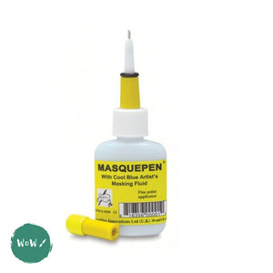 WATERCOLOUR MASKING FLUID -  Masquepen - 0,8 Nylon Tip Applicator Bottle 30ml