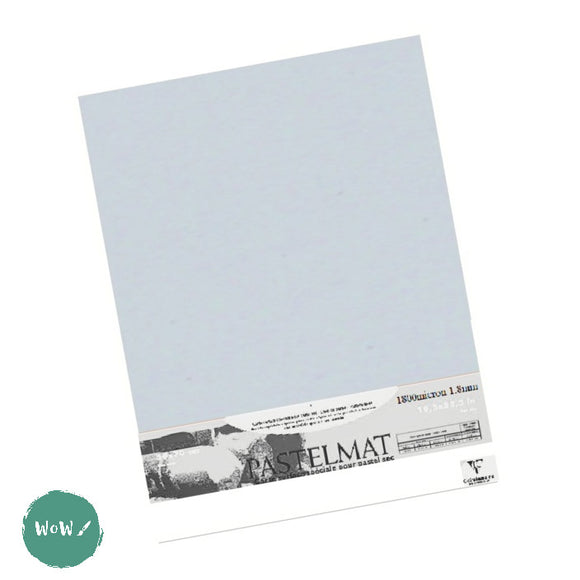 Clairefontaine Pastelmat Mounted Board 1800 micron, 50 x 70cm - Light Grey SINGLE SHEET
