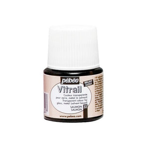 GLASS PAINT - Pebeo VITRAIL - 45ml - 	SALMON 050-032