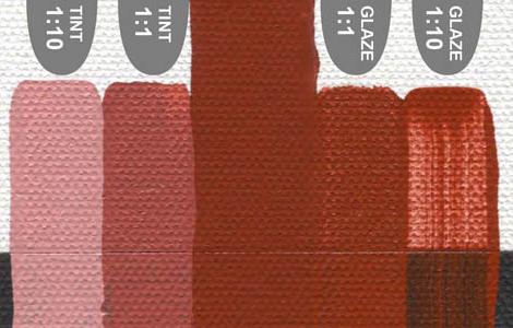 ARTISTS ACRYLIC PAINT - Golden HEAVY BODY -  59ml tube -  	Red Oxide  I