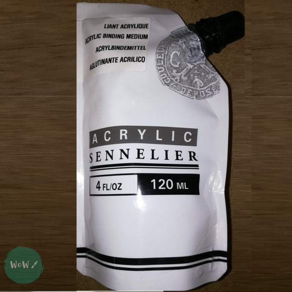 Sennelier Acrylic Mediums 120ml pouch- BINDING AGENT
