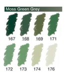 ARTISTS Soft Pastels - Sennelier - PASTEL L'ECU - SINGLE -	171	-	Moss Grey Green 171