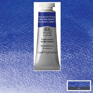 ARTISTS WATERCOLOUR PAINT - Winsor & Newton Professional - 14ml Tube - Smalt (Dumonts) Blue