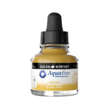 WATERCOLOUR - Liquid Watercolour Ink - Daler Rowney - AQUAFINE 29.5ml Pipette Bottles - YELLOW OCHRE