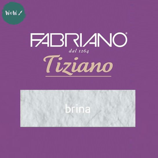 TEXTURED COLOURED PAPER - TIZIANO Ingres - 160 gsm - 50 x 65 cm - 8 sheets - Brina