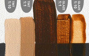 ARTISTS ACRYLIC PAINT - Golden OPEN - Slow Drying -  59ml tube 	Transparent Brown Iron Oxide  III