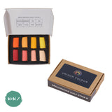 Soft Pastels Sets - UNISON Half Pastel - 8 colours - RED/ORANGE