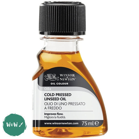 Oil Painting Oils- Winsor & Newton Cold Pressed Linseed Oil 75ml