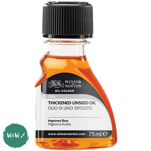 Oil Painting Oils- Winsor & Newton Thickened Linseed Oil 75ml