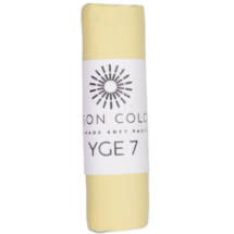 ARTISTS SOFT PASTELS - Unison Colour Handmade - SINGLES – YELLOW GREEN EARTH – YGE7